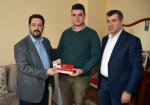 Başkan Yazgı, Zeytin Dalı gazisini ziyaret etti